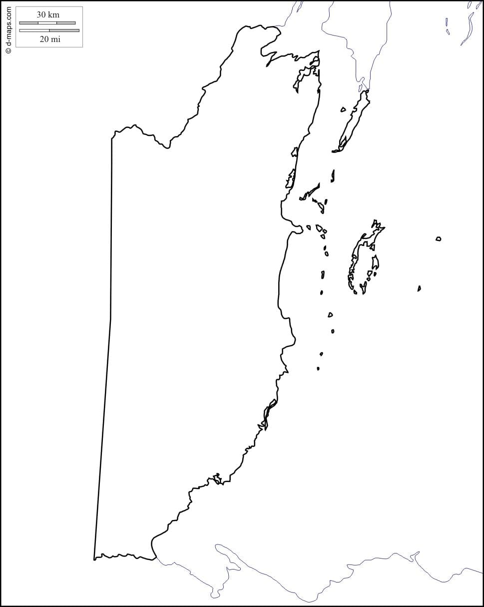 Kartta tyhjä Belize