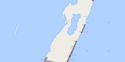 Kartta ambra caye Belize